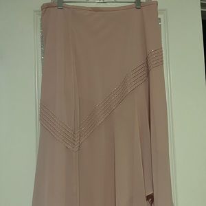 2 piece evening skirt set